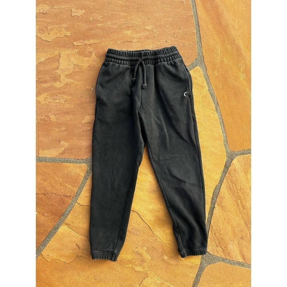 Girls Size 10-11 Zyia Active Black Sweatpants Joggers Lounge Pants